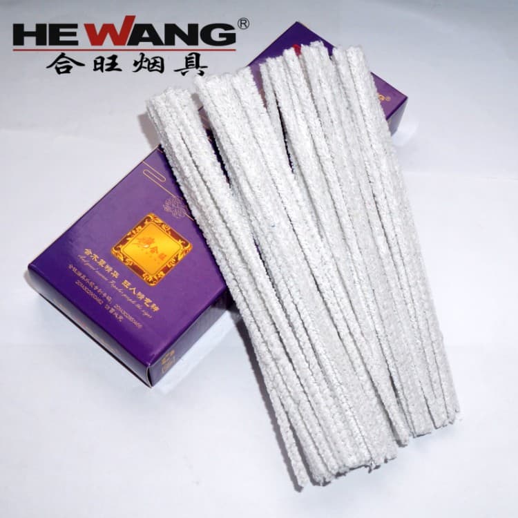 Boxwood Pipe Tobacco Pipe Tool Accessories Cleaning Cotton Swab Brush 50pcs Home Use Other Smoking Accessories