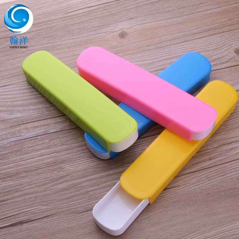 Portable Utensil Case Student Plastic Outdoor Pull-Out Box Knife Fork Spoon Storage Wholesale Gift Manufacturer