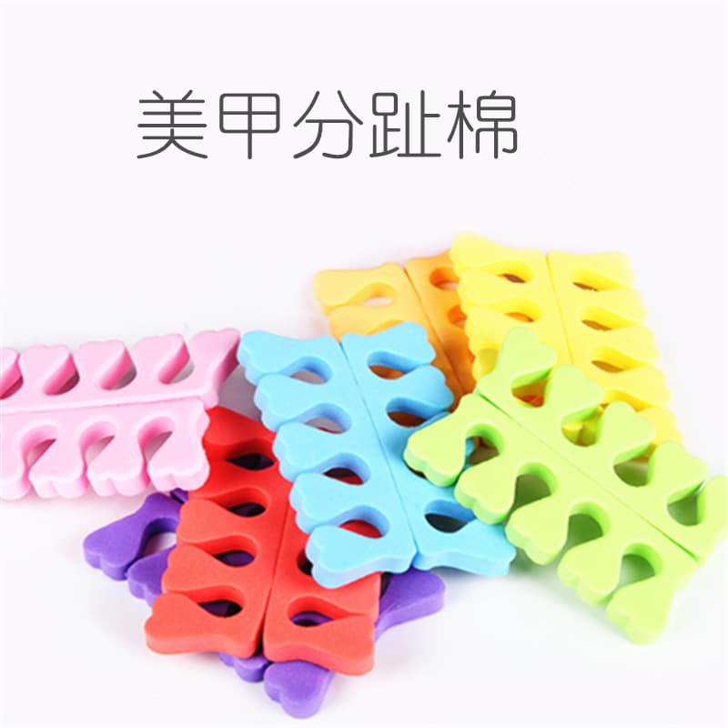 Nail tool set supplies sponge toe separator cotton toe separator 100 pairs for nail salon beauty