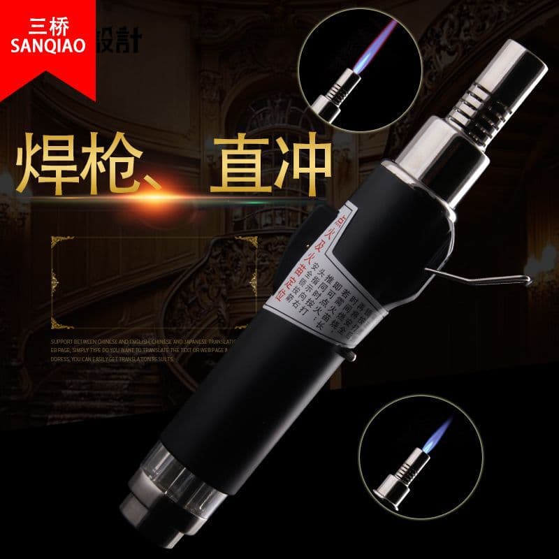 Factory Direct Baicheng 509 Red Fire Pen Welding Gun Household Welding Baking Spray Gun Electronic Fire Gun Lighter