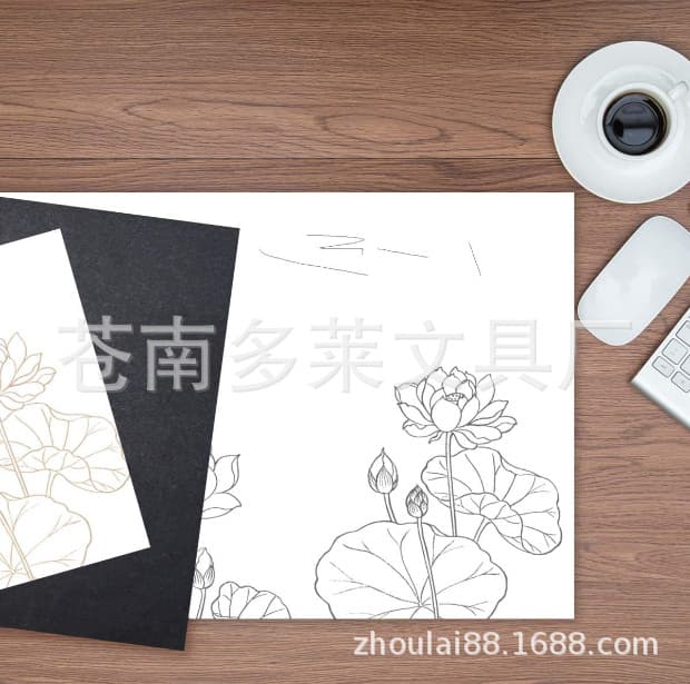 Source Factory Graphite Carbon Paper, Carbon-Coated Black and Blue Tracing Garment Paper, Drawing and Copying Paper, Blueprint Paper