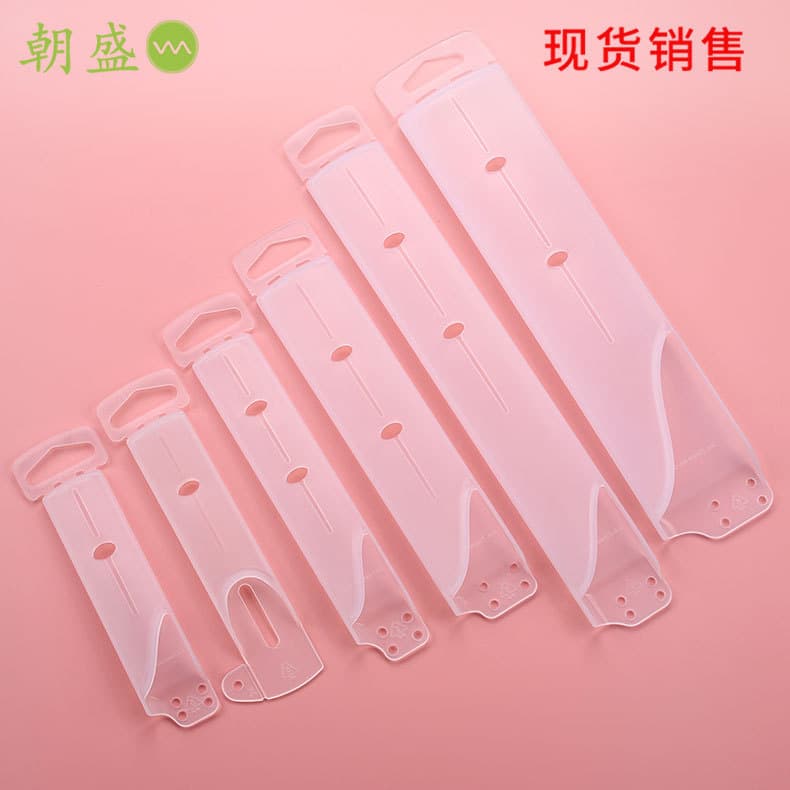 PP plastic transparent protective knife sheath, chef's knife protective sheath, ceramic bread knife sheath, portable fruit knife sheath.