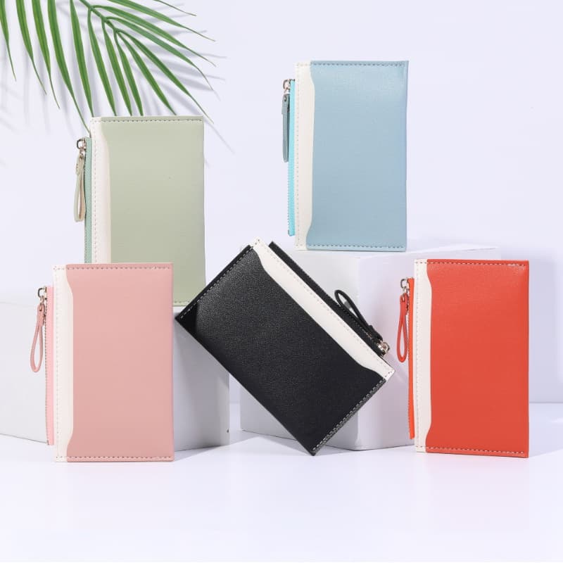 Gift Card Holder Wallet for Women, Bank Card Pass Case, Custom LOGO Card Holder, PU Bus Card