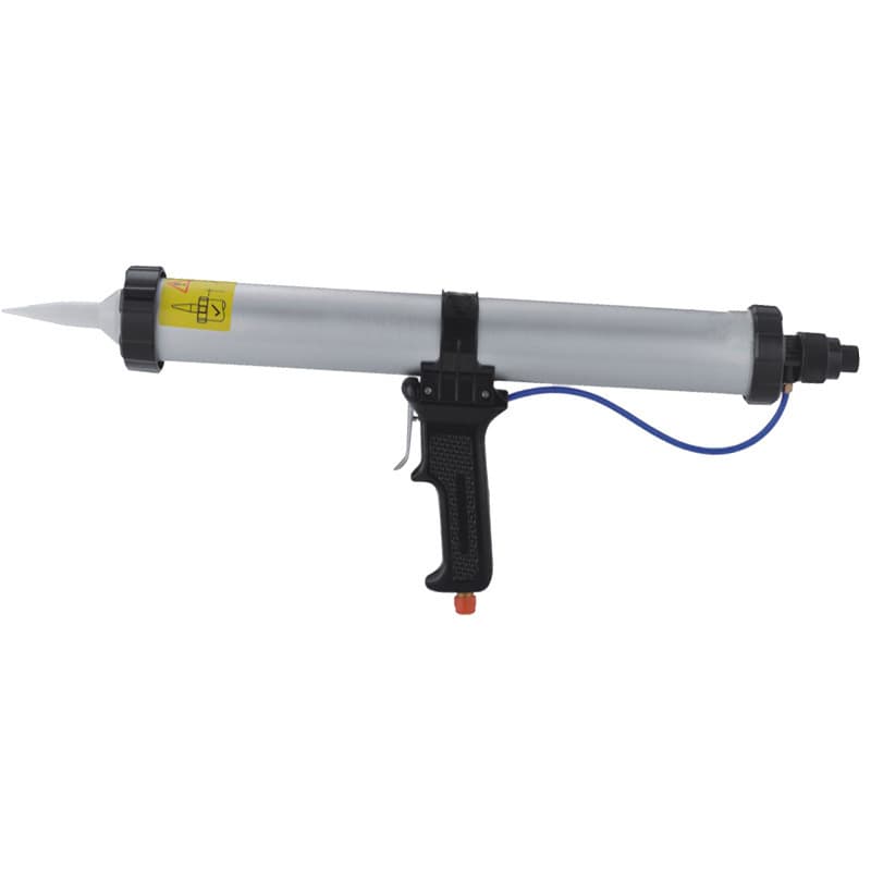 600ml Pneumatic Hard/Soft Glue Gun, Air Caulking Gun for Sealing and Filling