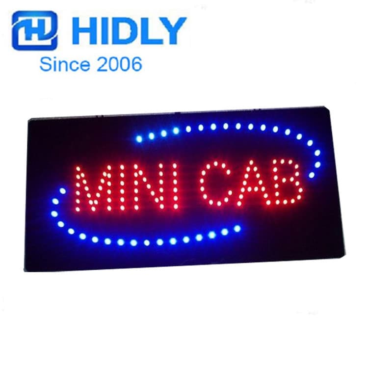 Window display panel production MIN CAB bar signboard production LED luminous character logo