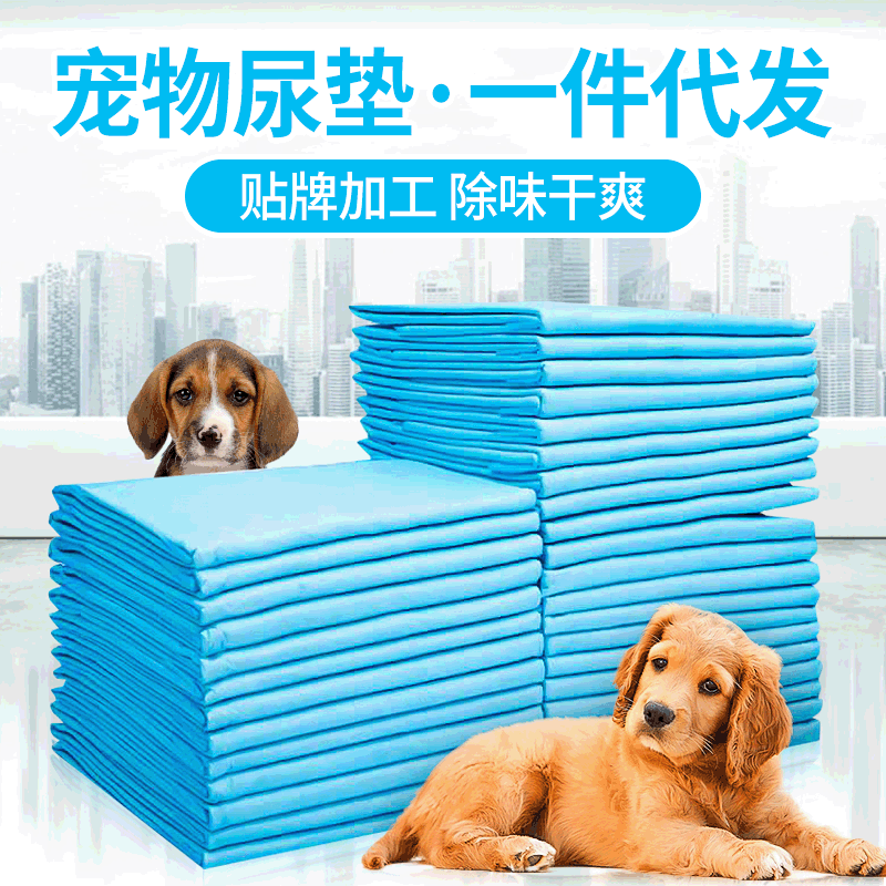 Disposable Cat Dog Urinal Mats Pet Diapers Cleaning Pet Supplies Non-Woven Fabric Universal Application Eco-Friendly