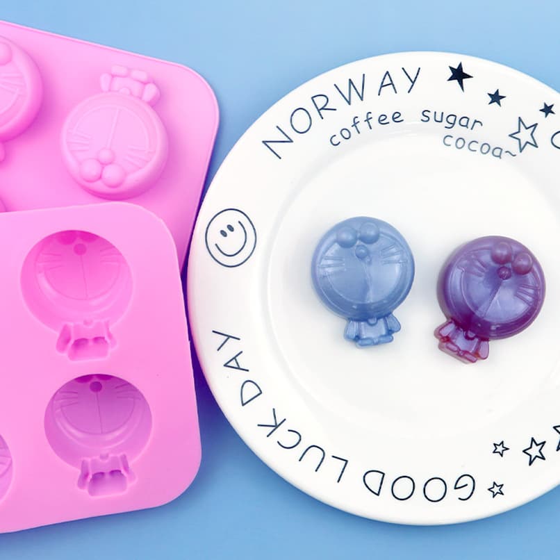 Wholesale 4-Cavity Cat Silicone Cake Mold, Handmade Cold Process Soap Mold, Home DIY Baking Mold, Easy Release