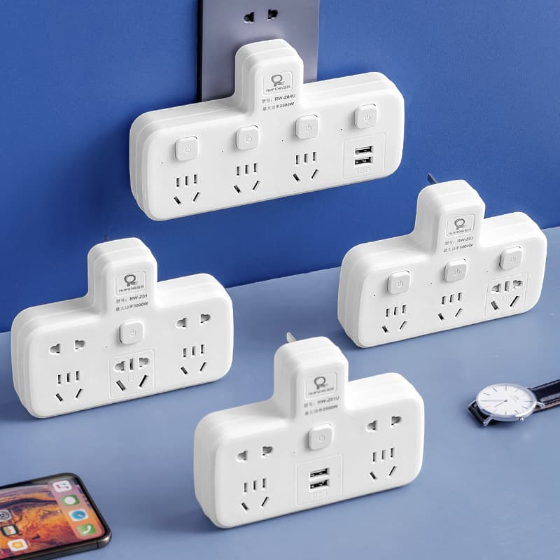 High-power, multi-functional USB converter, one-to-many wireless adapter for home and office use, 16A wireless adapter.