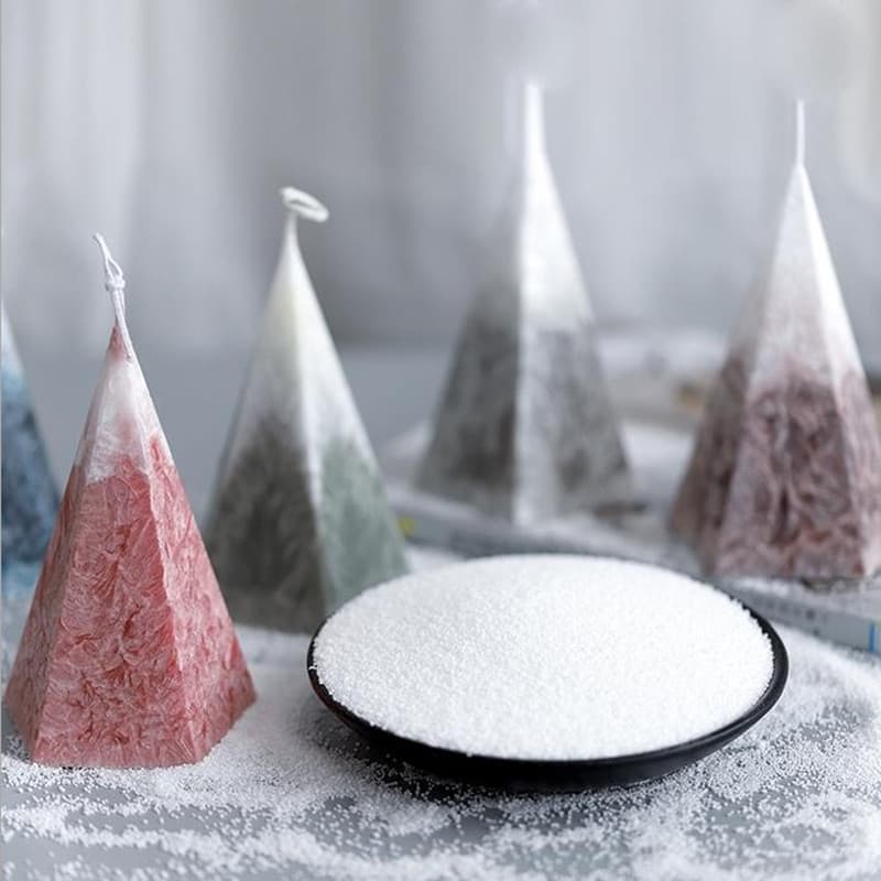 Ice Flower Wax DIY Material for Scented Candles, Handmade Iceberg Ice Flower Candle, Plant Wax Plus Palm Wax Material