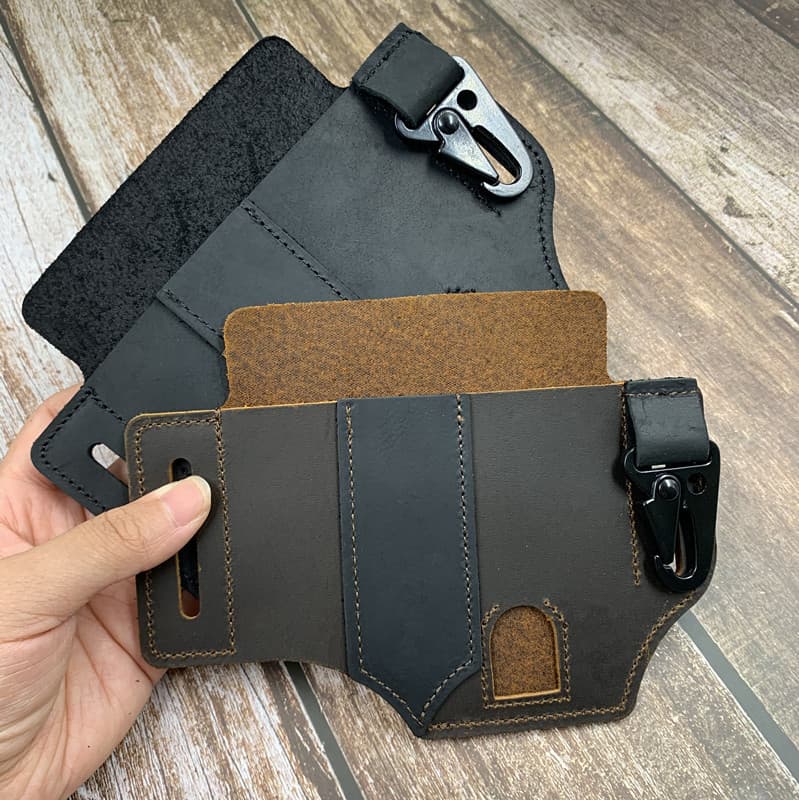 In Stock EDC Outdoor Camping Tactical Tool Pouch Portable Flashlight Protective Case Knife Sheath