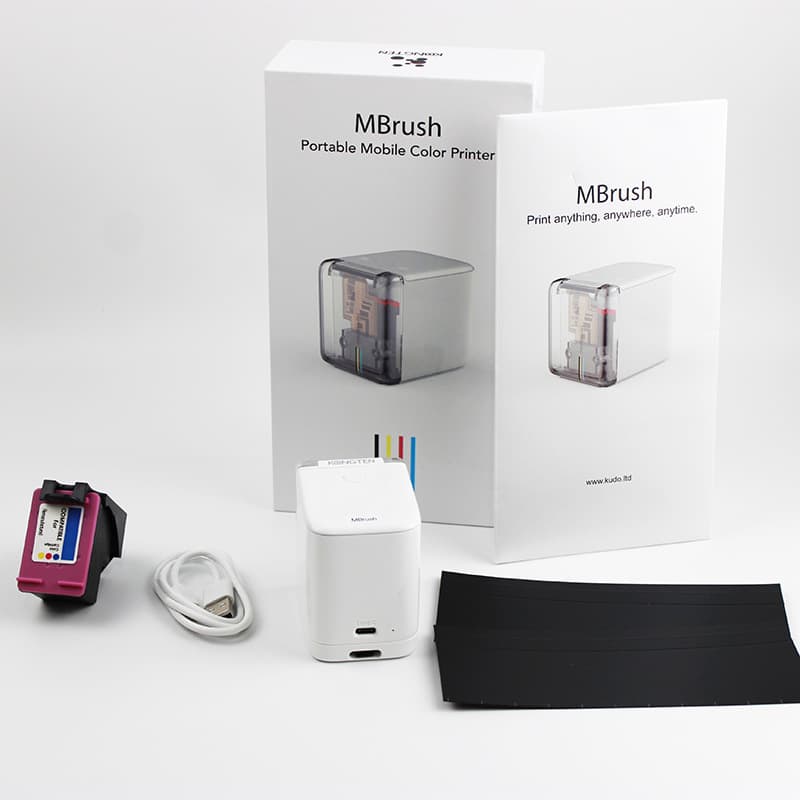 Factory Direct MBrush Handheld Printer, Inkjet Full-Color Custom Content, Portable Mini for Cross-Border Supply