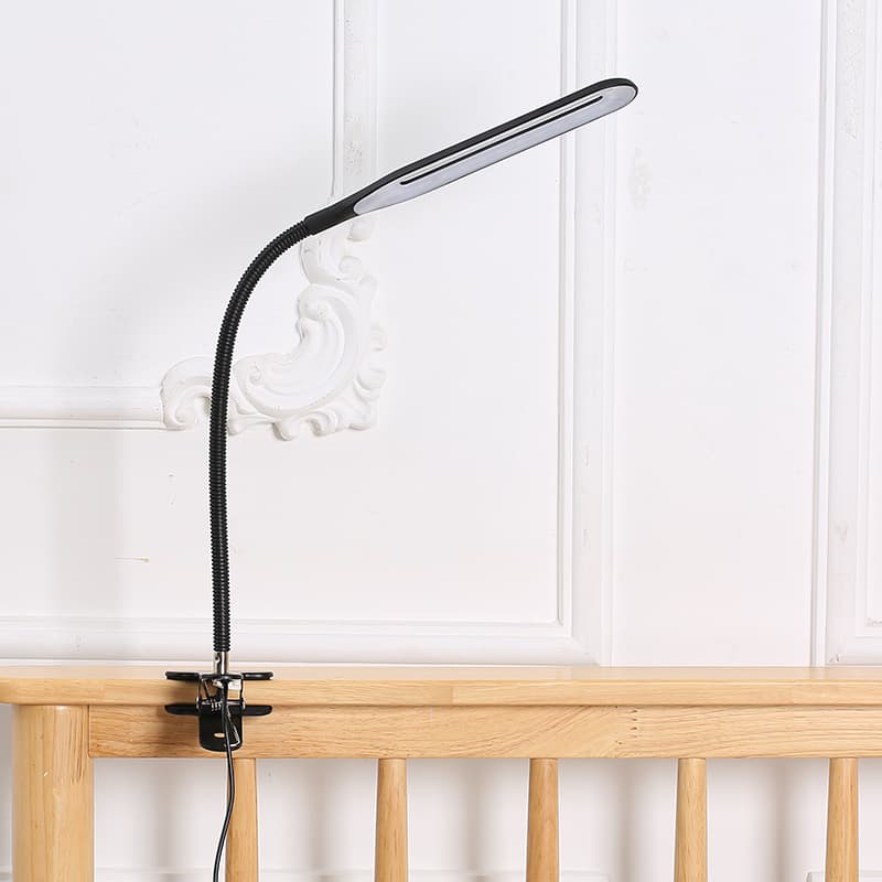 206 New Model LED Clip-on Table Lamp, Bedside Desk Lamp for Student Study Eye Protection, Bedroom Reading Light