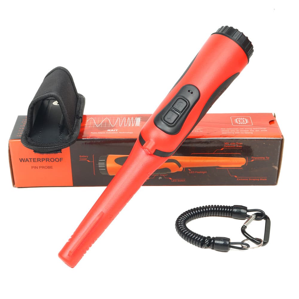 Handheld Metal Detector, 5m Underwater, High Sensitivity Positioning Rod, Underground Treasure Finder RZX-520 Waterproof