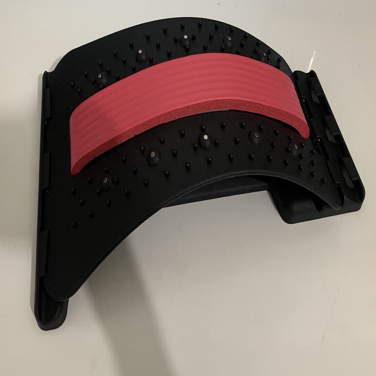 Lumbar disc herniation, acupuncture, magnetic therapy, home lumbar support cushion, massager, spinal straightener, lumbar stretcher