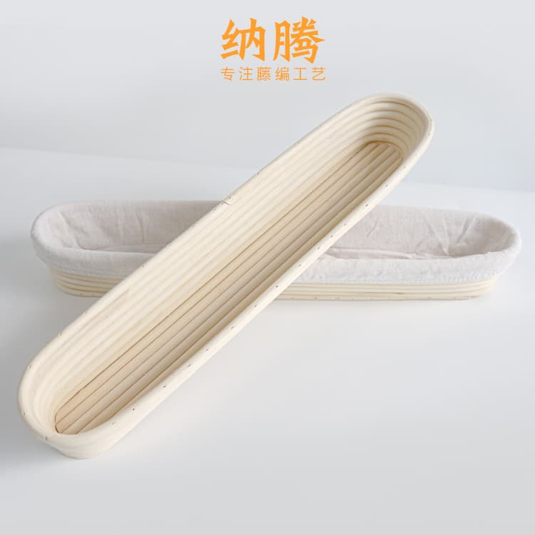 Long Baguette Proofing Basket, Woven Dough Fermentation Basket, French Bread Baking Mold