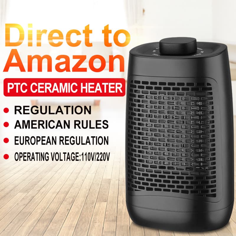 Cross-Border Special Heater Household Bathroom Fast Heating Electric Radiator Vertical Cooling and Heating Dual-Purpose Fan Electric Heater
