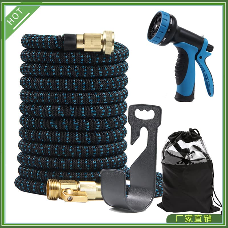 Garden Magic Expandable Hose Set High Pressure Car Wash Spray Gun Watering Garden Art Soft Hose
