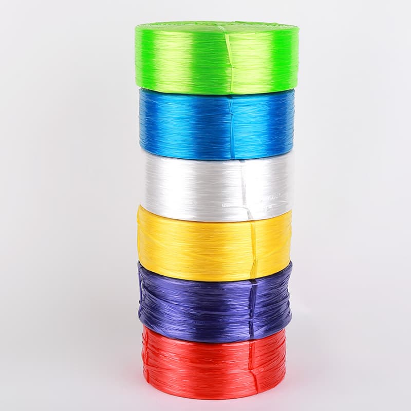 Factory direct supply of PP new material strapping rope, tear film, packing rope, tie rope, sealing plastic packaging rope