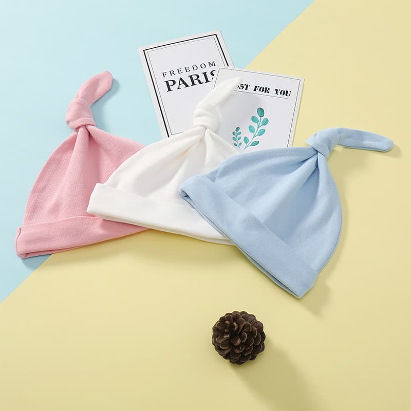 Newborn Hat Fetal Cap Lightweight Pure Cotton Unisex Baby Hat 0-3 Months Infant Small Cap Spring/Autumn