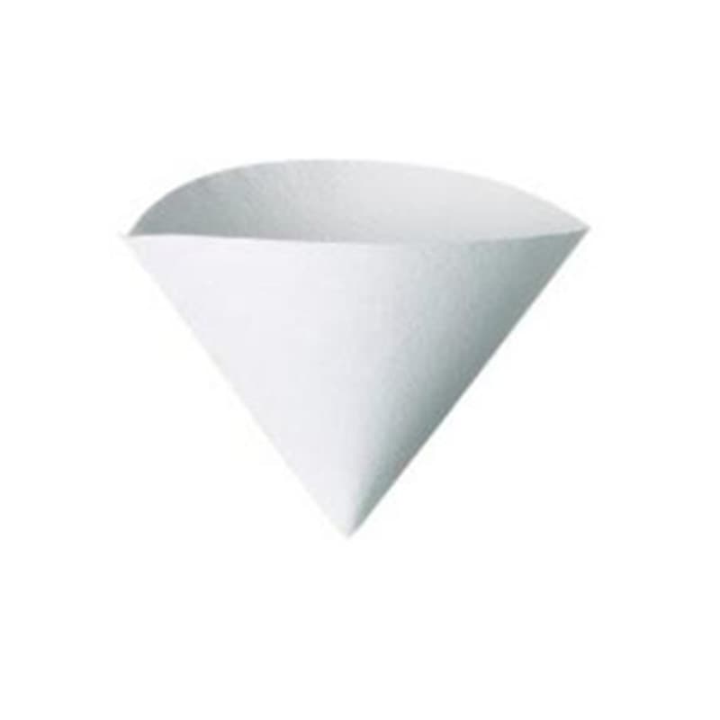 60-pack of pour-over coffee filter paper, 102-pack of coffee filter paper for 2-4 people, V-shaped filter paper, 40 pieces per bag with handles.