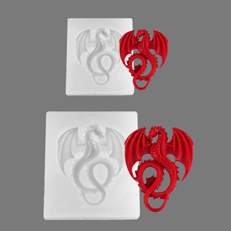 Wings flying dragon silicone mold fire dragon silicone mold chocolate fondant mold dinosaur glue grinding tool