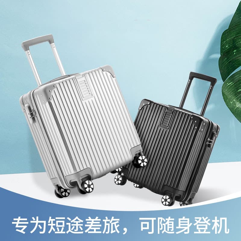 Student Suitcase Small Carry-On Rolling Luggage Women 20-Inch Password Travel Case 18-Inch Mini Suitcase Bag Wholesale