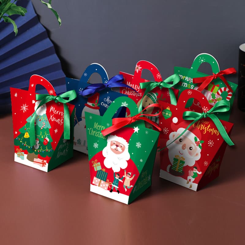 Christmas Eve apple box creative Christmas candy packaging box Christmas gift box new portable gift packaging box