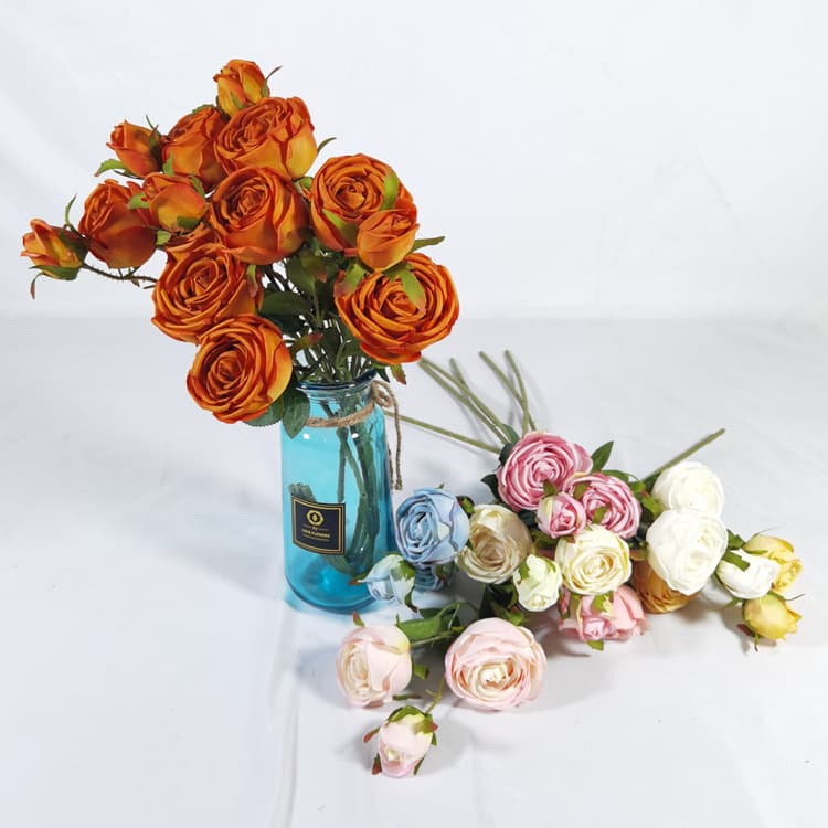 Princess Rose, Bulgarian High-End Roses, Wedding Venue Flower Arrangements, Fake Flowers for Wedding Hall Decoration, Export Roses