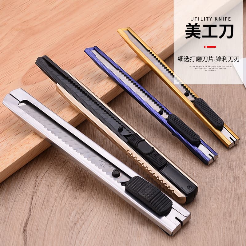 Metal Portable Utility Knife, Paper Cutter, Unboxing Tool, Wholesale Tool Knives