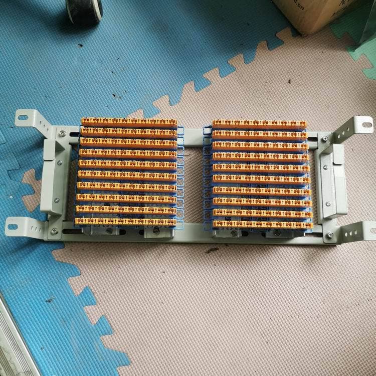 200-Pair Huawei Telephone Distribution Frame JPX658-BLK2-E10V VDSL2 Rack-Mounted Telephone Panel