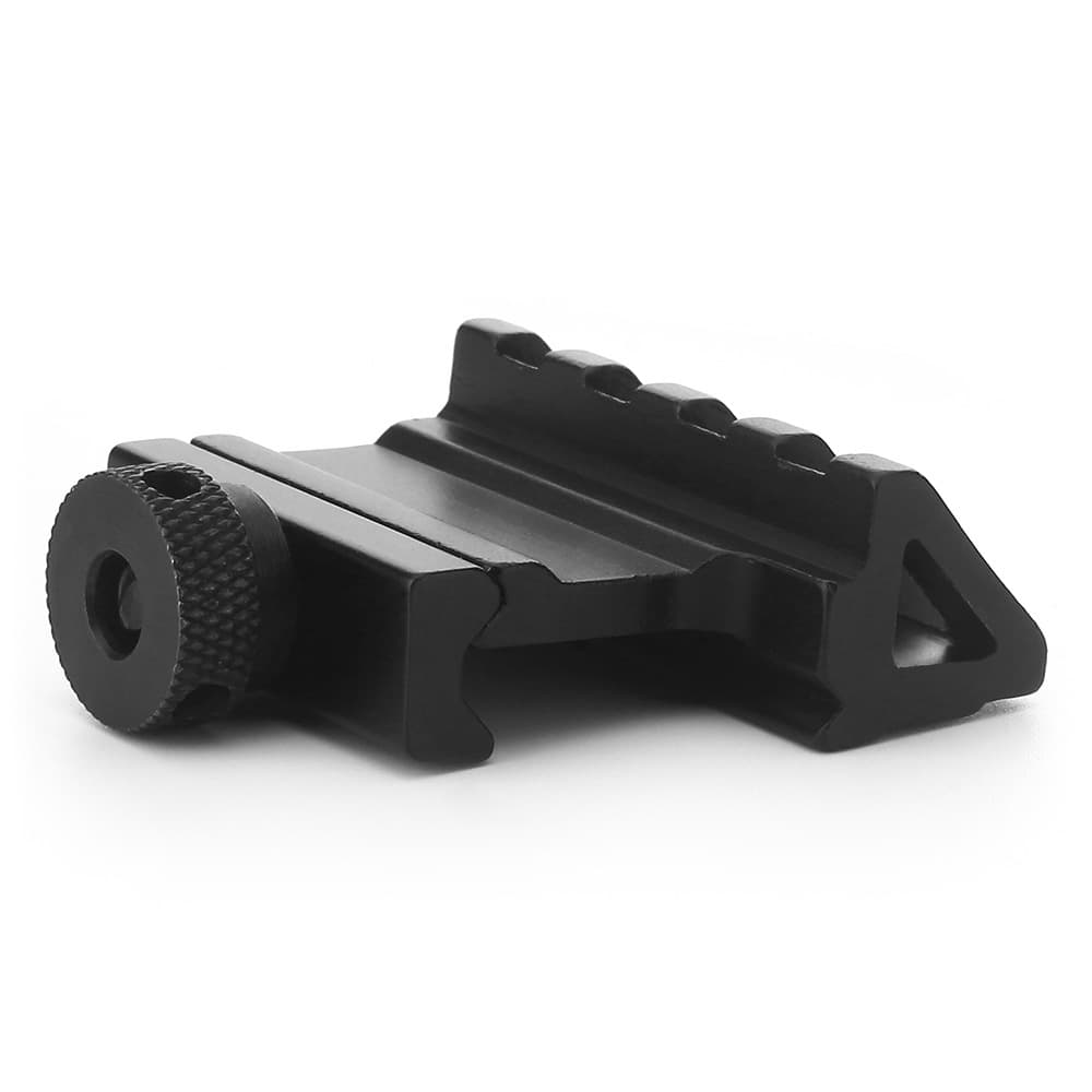45 Degree Side Rail 20mm Side Rail Scope Mount Red Green Dot Tube Clamp Bracket