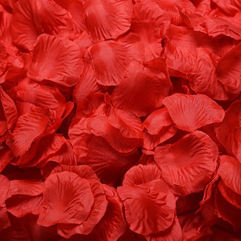100-piece Silk Fabric Petals Artificial Flowers Decorations For Wedding Room Wedding Supplies Bridal Shower Favors