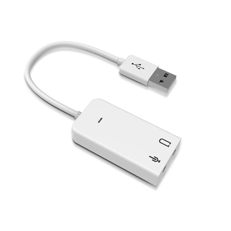Factory direct supply USB wired sound card, plug-and-play external simulated 7.1 channel for desktop and laptop computers.