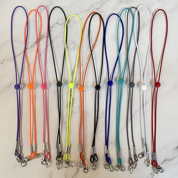 US-EU New Product Adult Kids Mask Lanyard Colorful Student Mask Cord Ear Strap Adjustable Lanyard In Stock