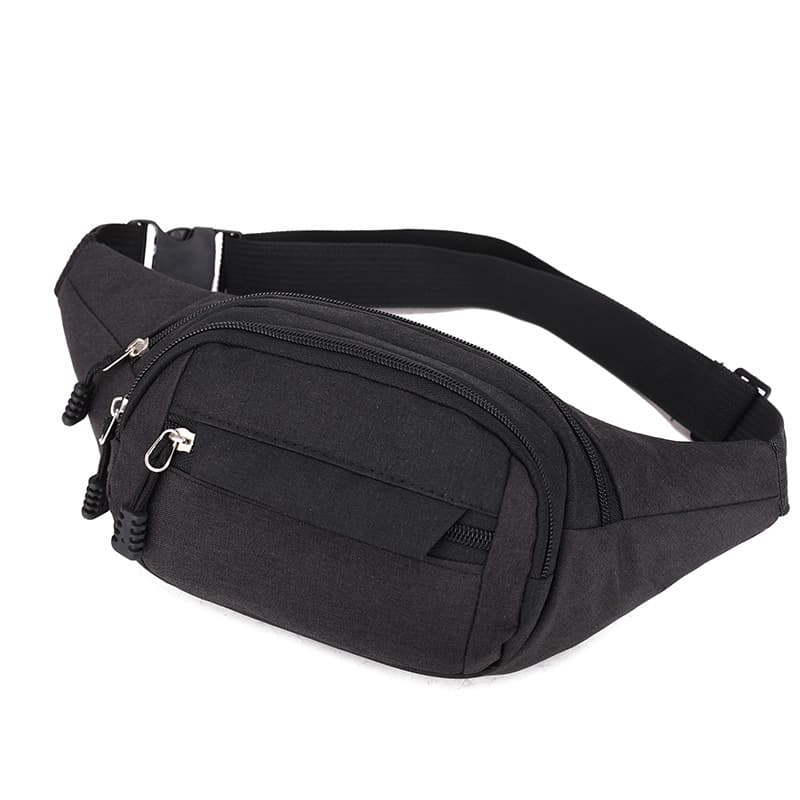 Cross-Border New Style Waist Bag for Men and Women, Crossbody Chest Bag, Simple Casual Market Source, Multifunctional Phone Waist Bag Wholesale