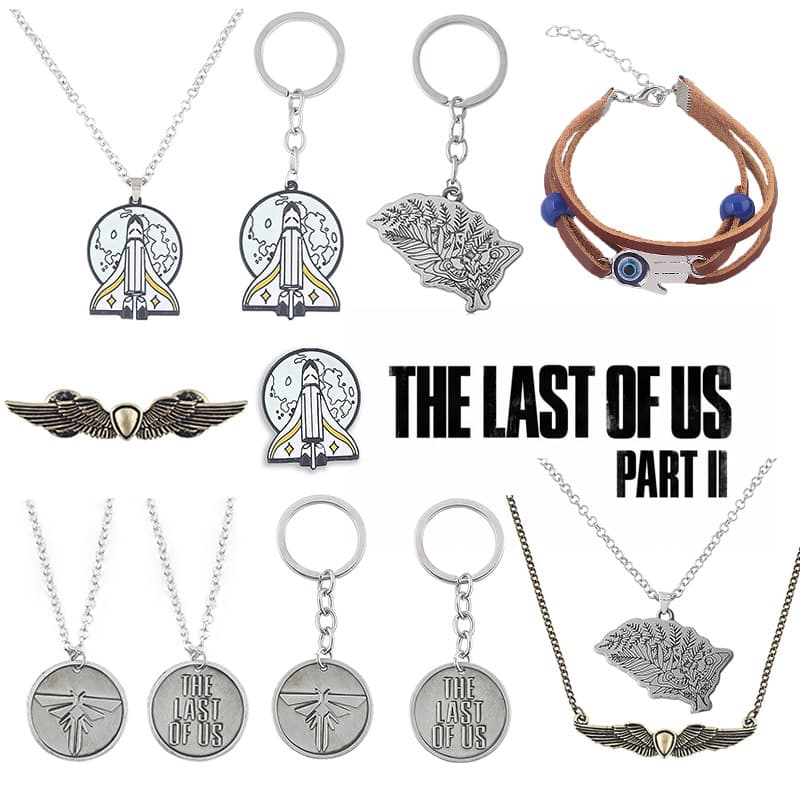 Gaming Accessories The Last of Us Part 2 Keychain Rocket Ship Backpack Brooch