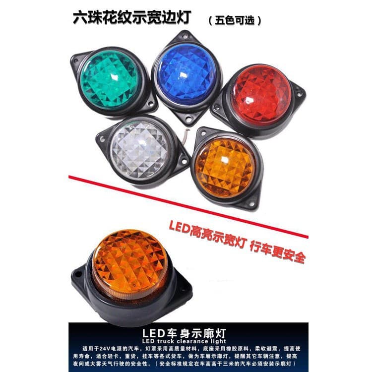 Manufacturer LED lamps, export small side lights, water drop lamps, foreign trade side lights, width lights, LED car lamps, cross-border
