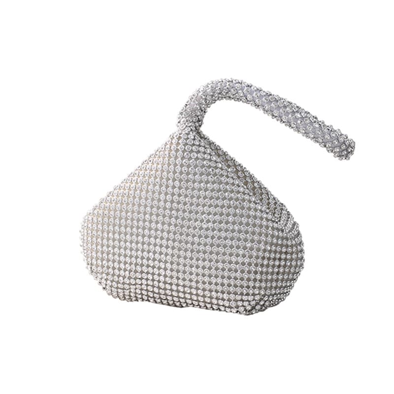 Factory Direct Cross-border Evening Bag Handmade Rhinestone Clutch Handbag Banquet Bag Women's Purse Small