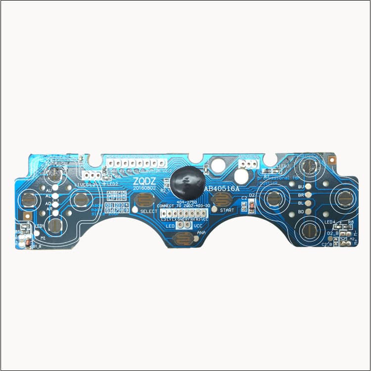 404 Double Vibration with Light Circuit Board ZQDZ-P2-404-LED-BUTTON-LED-v2.2 with Auxiliary Board 3d+LR