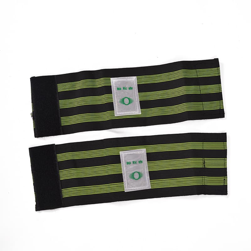 Reflective Protective Wristband for Cycling Reflective Leg Band to Secure Pants Leg Anti-Mud Ankle Strap Glow-in-the-Dark Elastic Leg Tie