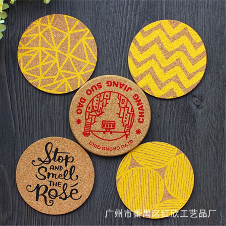 Manufacturer Cork Coaster, Fiberboard Coaster, Catering Softwood Coaster, MDF Coaster, Silk Screen Coaster