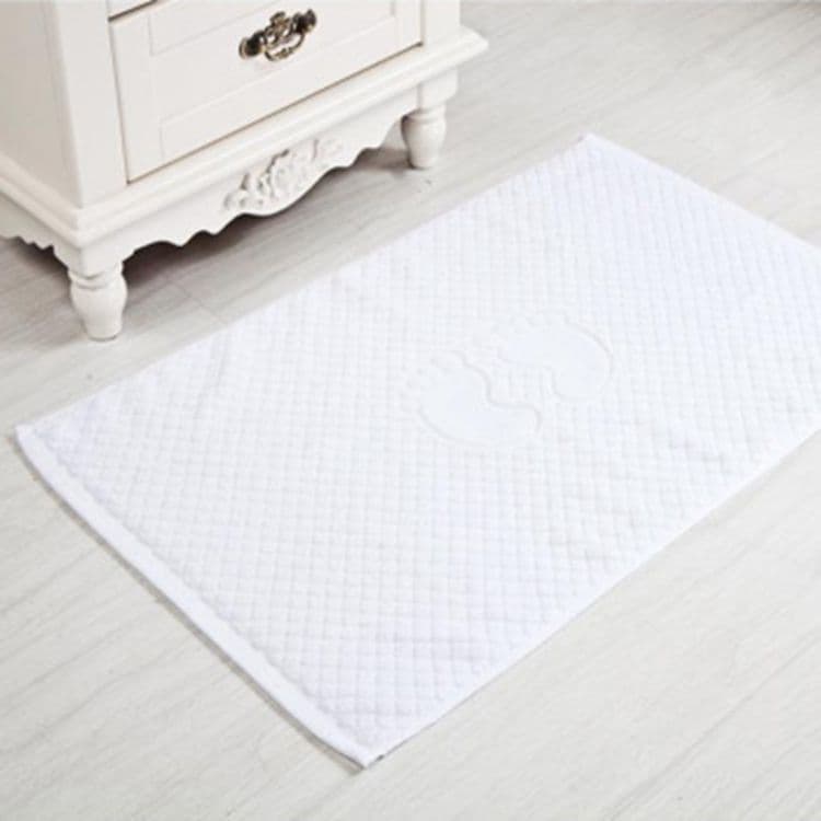 Factory direct 32-thread pure cotton jacquard small footprint bath towel for star-rated hotels, 350g, absorbent and non-slip