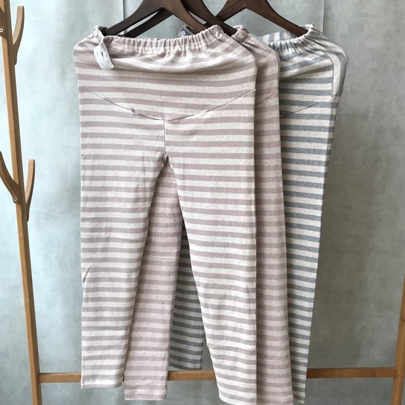 Cotton Maternity Thermal Long Johns for Autumn and Winter, Nursing and Postpartum, Soft Velvet Cotton, Thickened and Warm, 100% Cotton