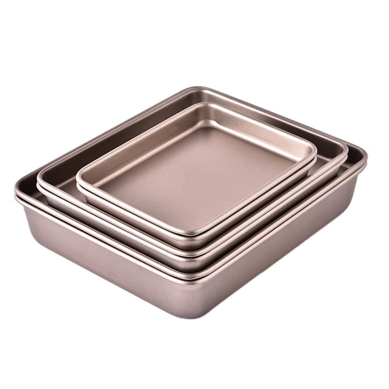 9/11/13 Inch Square Non-stick Baking Tray Vintage Cake Mold Cookie Chicken Wing Snowflake Crisp Baking Tray Heavy Steel