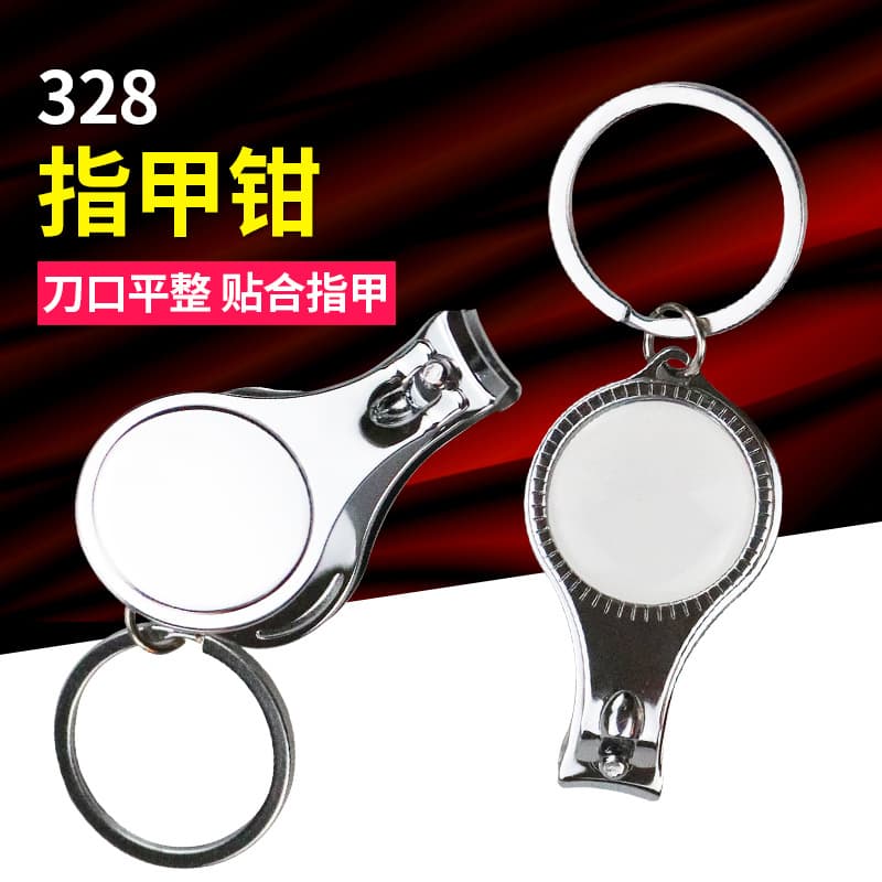 Wholesale Keychain Multi-purpose 3-in-1 Gift Nail Clipper Manicure Knife Bottle Opener Nail Clipper with Logo Printing
