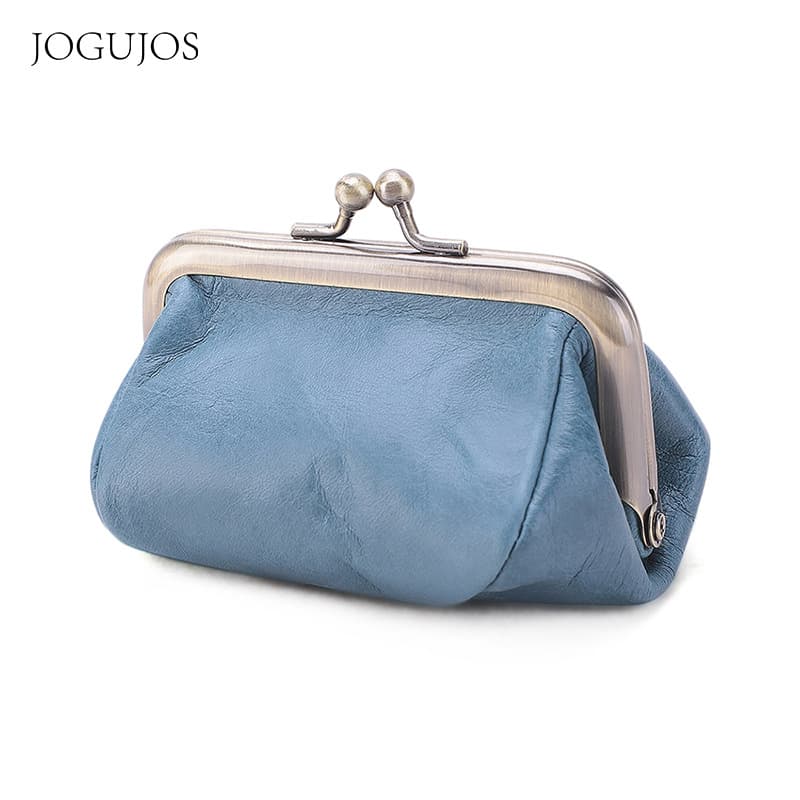 Genuine leather women's portable clutch, fashionable lipstick case, minimalist coin purse with premium feel