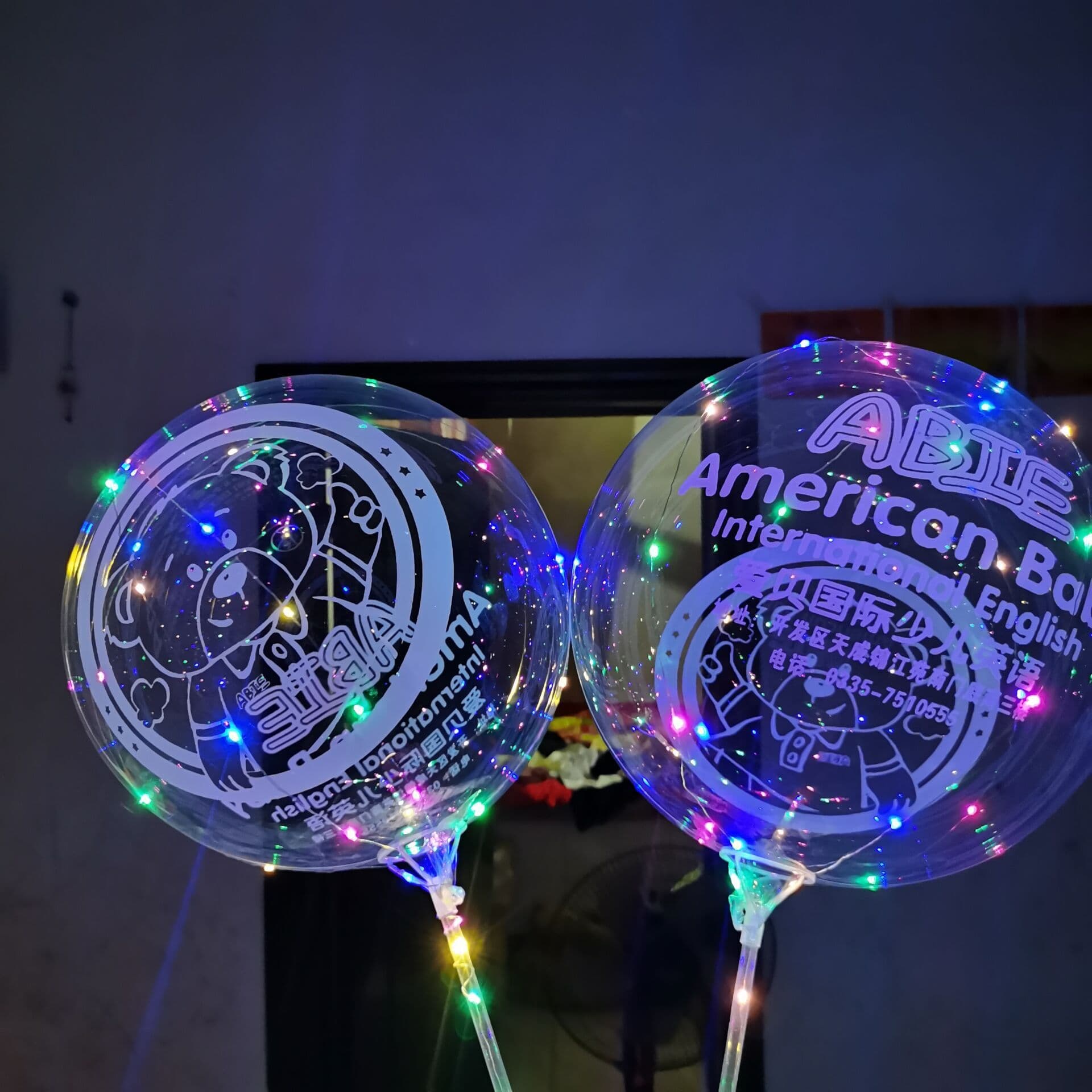 Advertising Bubble Balloon with Printed Logo QR Code Transparent Bubble Balloon for Real Estate Opening Promotion Store Celebration