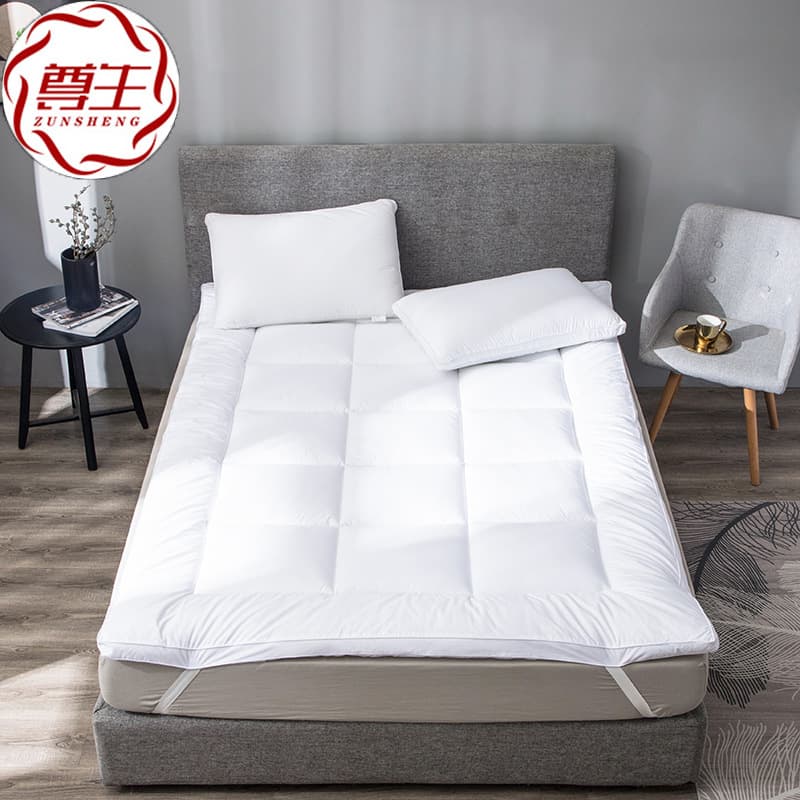 Hotel Bed Protector Hotel Style B&B/Apartment Pad Factory Direct Down-Proof Fabric Non-Glue Cotton Mattress Topper
