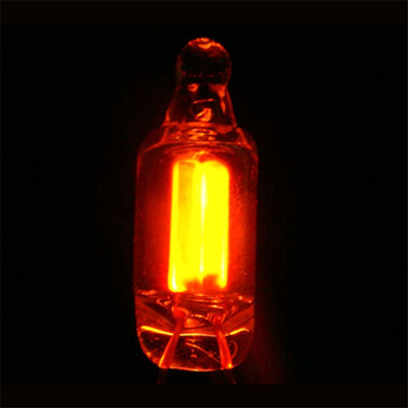 Shenzhen Linxin 6mm Red Neon Lamp 6*18 NE-2 Red Small Appliance Switch Equipment Orange High Voltage Neon Bulb