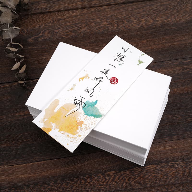 Cross-border Available 350g Blank Dutch White Cardstock for DIY Postcards, Dyeing Cards, Hand-painted Bookmarks, Greeting Cards, Watercolor Paper
